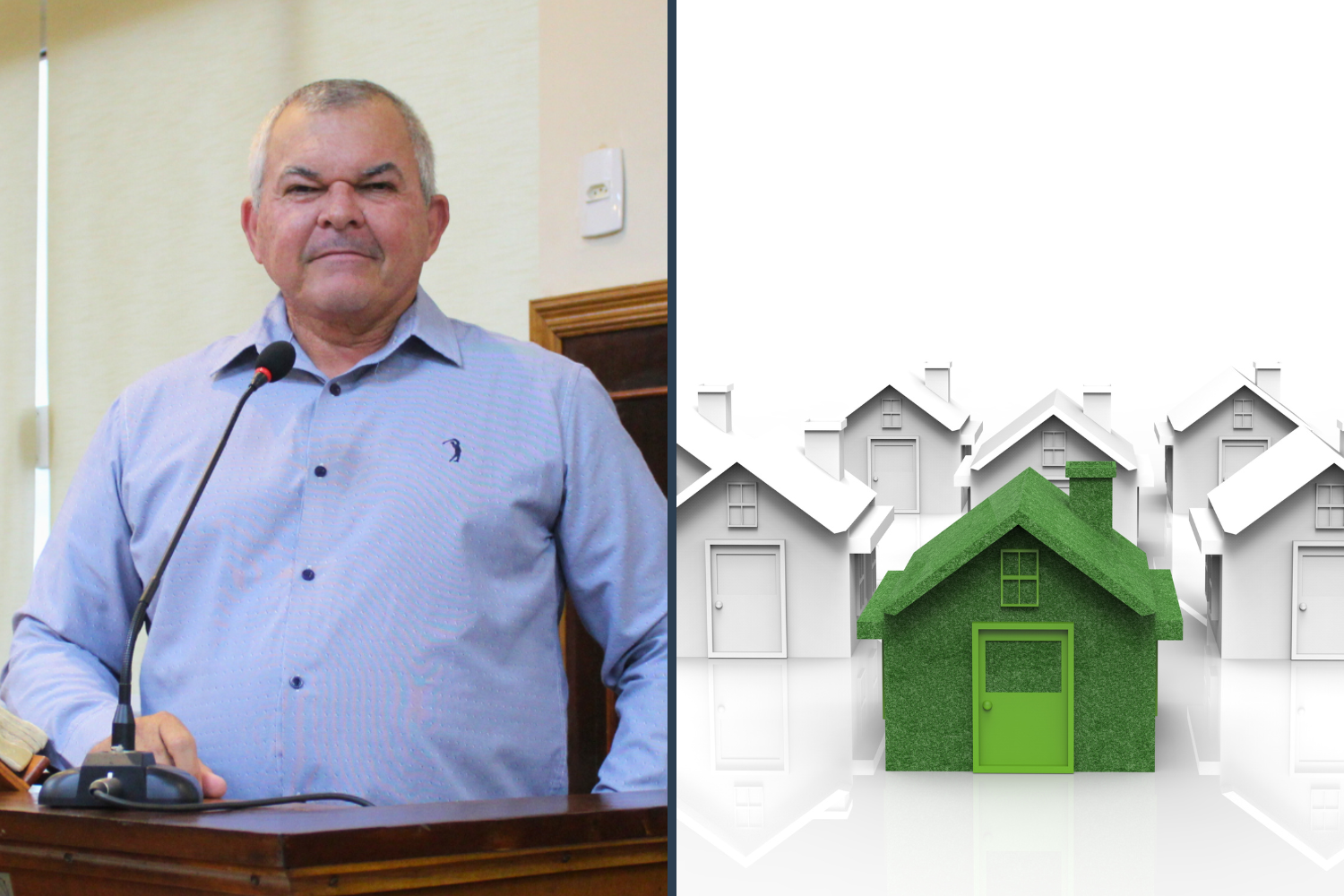 Vereador Leandro Nacimbeni busca informações sobre projeto de moradia popular em Novo Horizonte