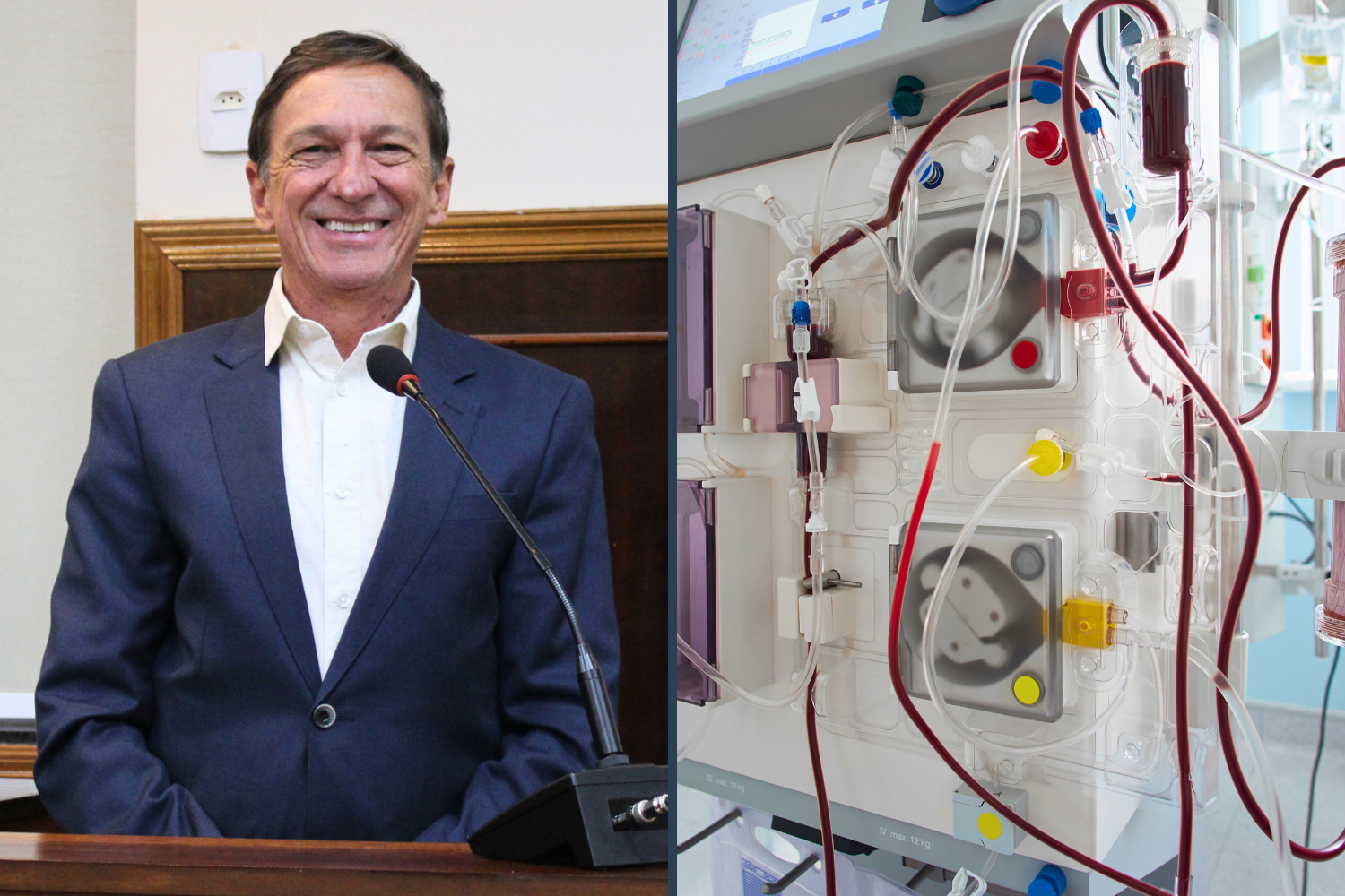 Vereador Vasquinho solicita ao Hospital Emílio Carlos informações sobre a disponibilidade de vagas para realização de hemodiálise