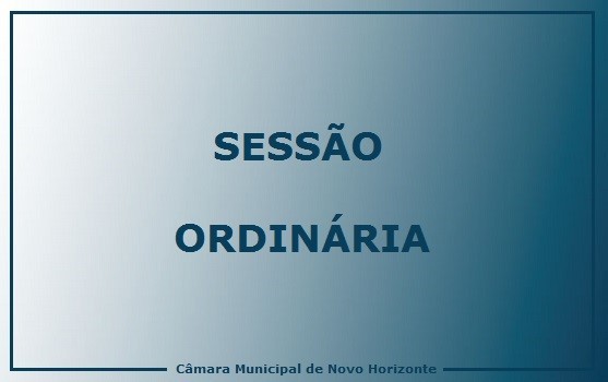 Assista à sessão ordinária realizada pela Câmara na última segunda-feira