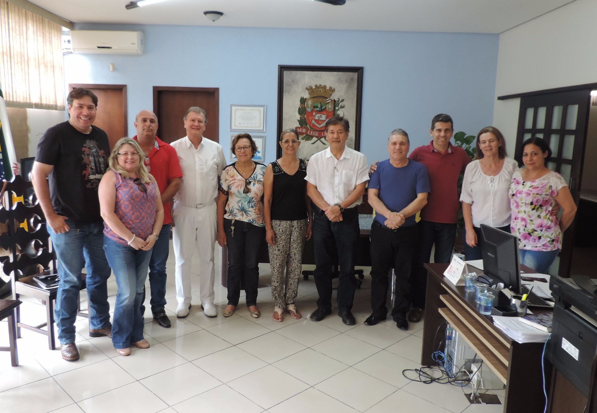 Projeto Câmara Visita: Vereadores visitam o Gabinete do Prefeito