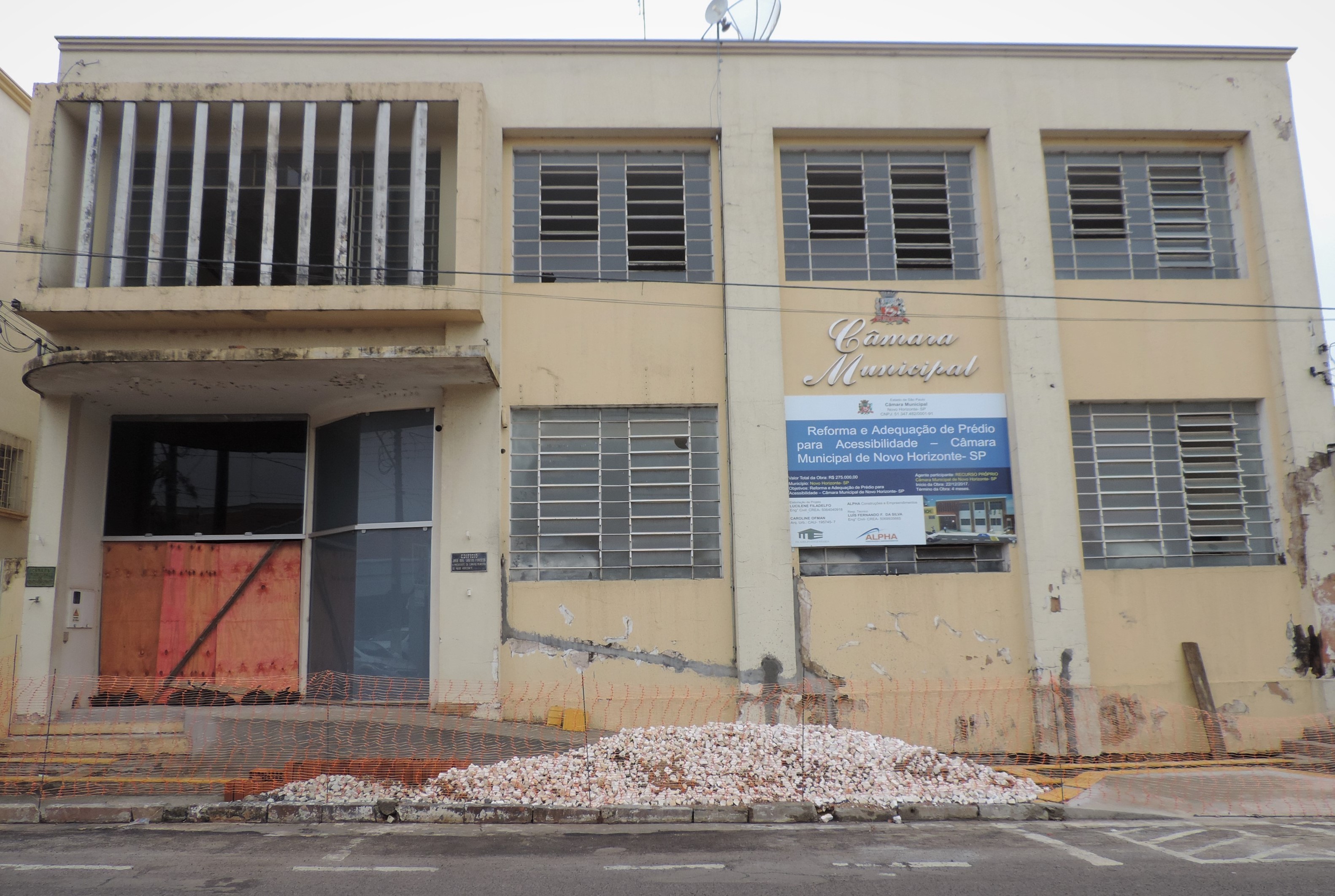 Câmara contrata empresa para executar remanescente de obra para reforma e acessibilidade do prédio do Legislativo