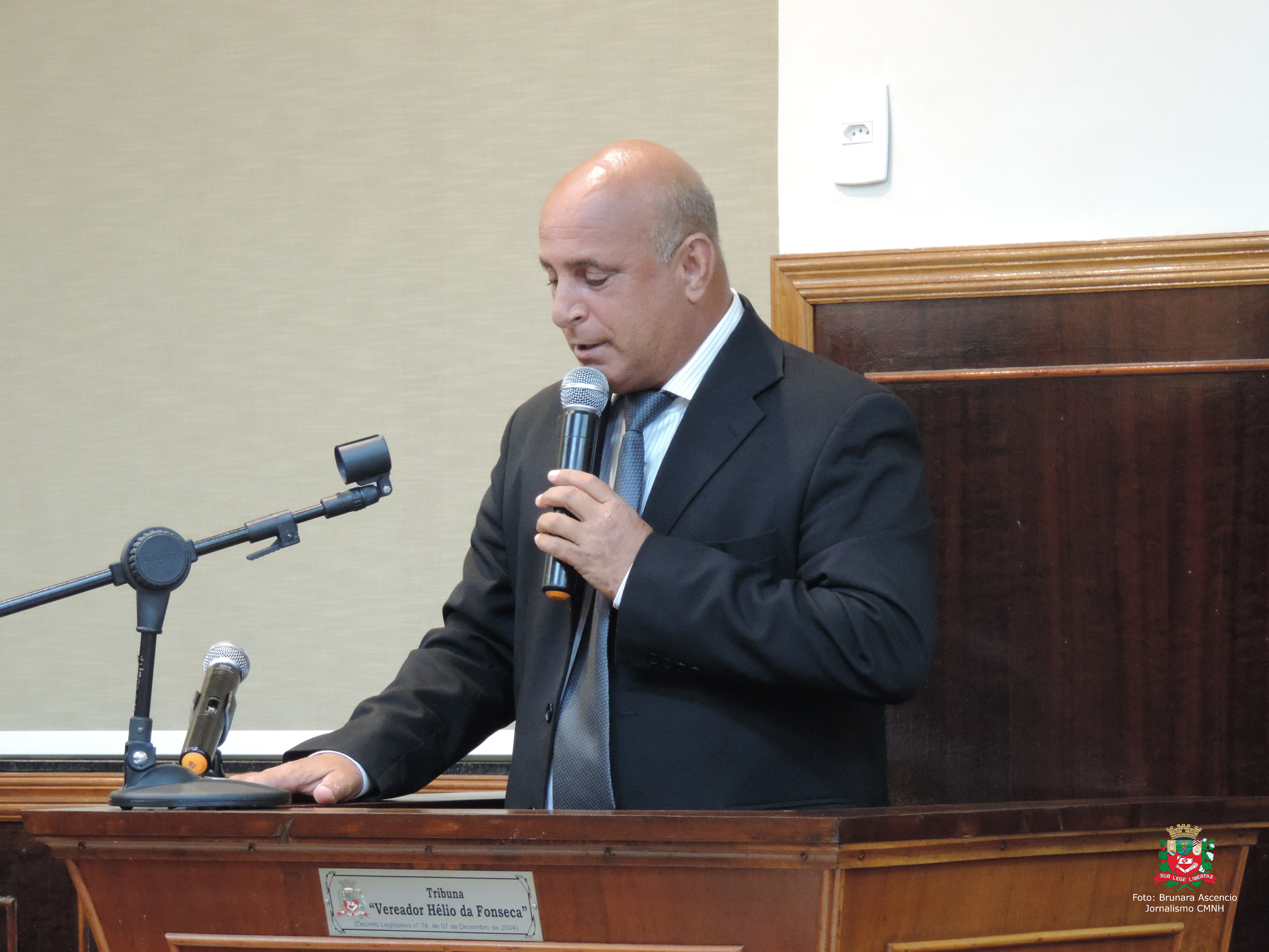 Vereador Ideval do Sinserp concede o Título de "Cidadão Benemérito de Novo Horizonte" a Leonardo Dantas de Araújo