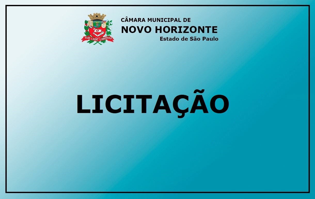 Câmara homologa licitação para contratação de empresa para prestação de serviços de Assessoria e Consultoria Jurídica