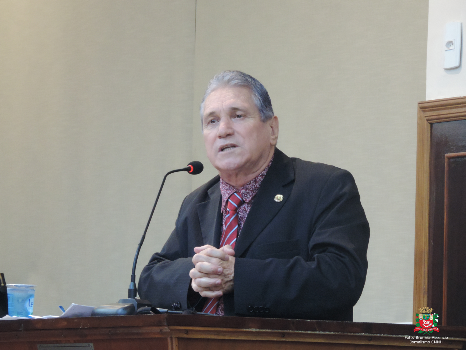 Vereador Nelsinho Luiz solicita ao Prefeito Municipal roçagem de mato nos canteiros da Avenida Cônego Alfredo Reith