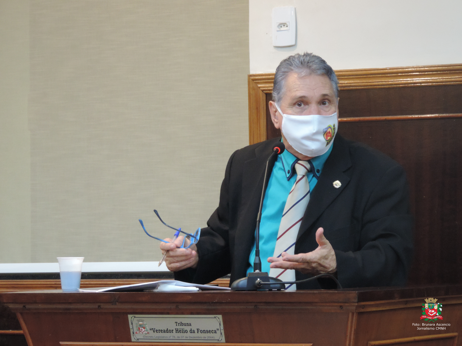 Vereador Nelsinho Luiz solicita ao Prefeito Municipal providências para minimizar riscos de trânsito em cruzamento existente na Rua João Minari