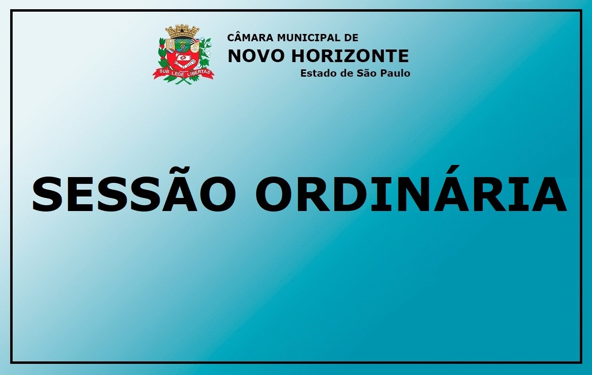 Câmara realiza primeira sessão ordinária de outubro na próxima segunda-feira