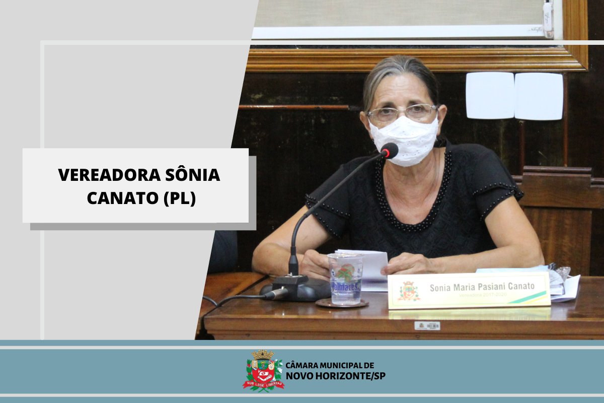 Confira a propositura da vereadora Sônia Canato na sessão ordinária realizada no dia 15 de fevereiro