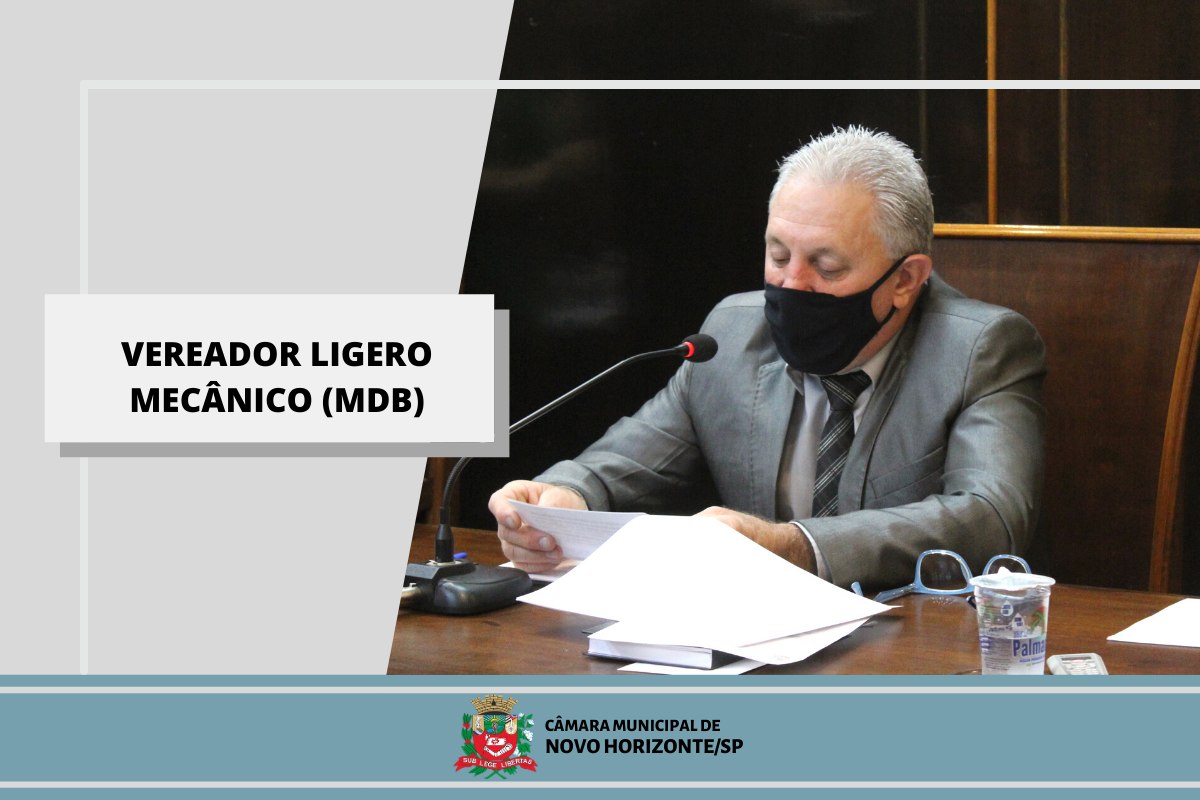 Confira as proposituras do Vereador Ligero Mecânico na sessão ordinária de 15 de março