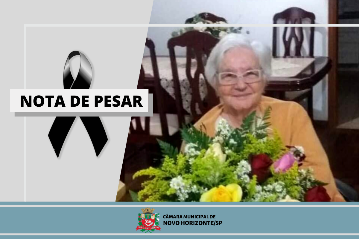 Nota de Pesar pelo falecimento da ex-funcionária Laura Bergamasco Fonseca