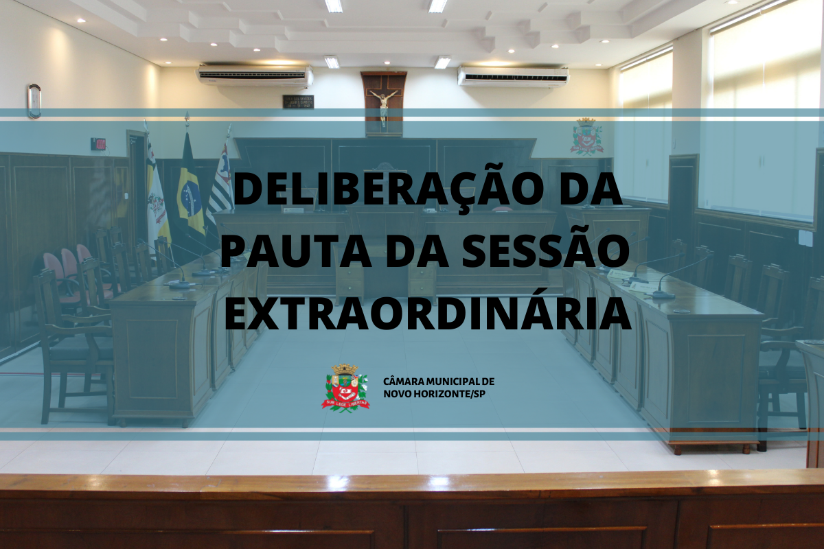 Plenário analisou dois Projetos de Lei na sessão extraordinária desta quinta-feira