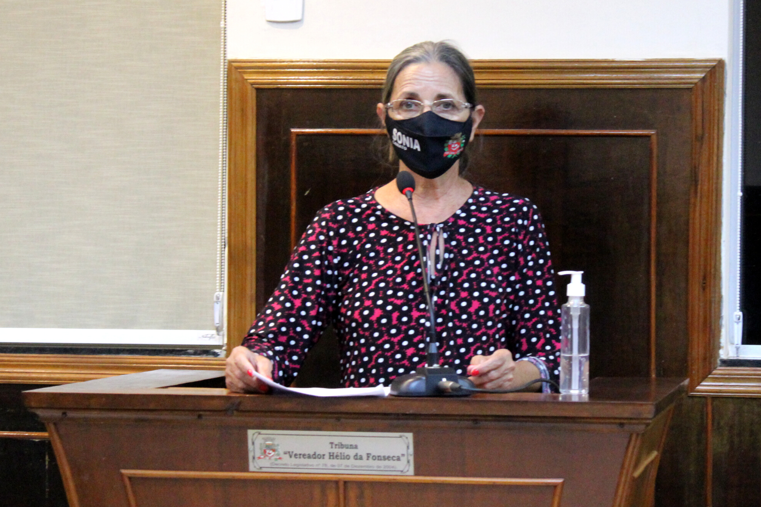 Confira a propositura da Vereadora Sônia Canato na sessão ordinária de 6 de junho