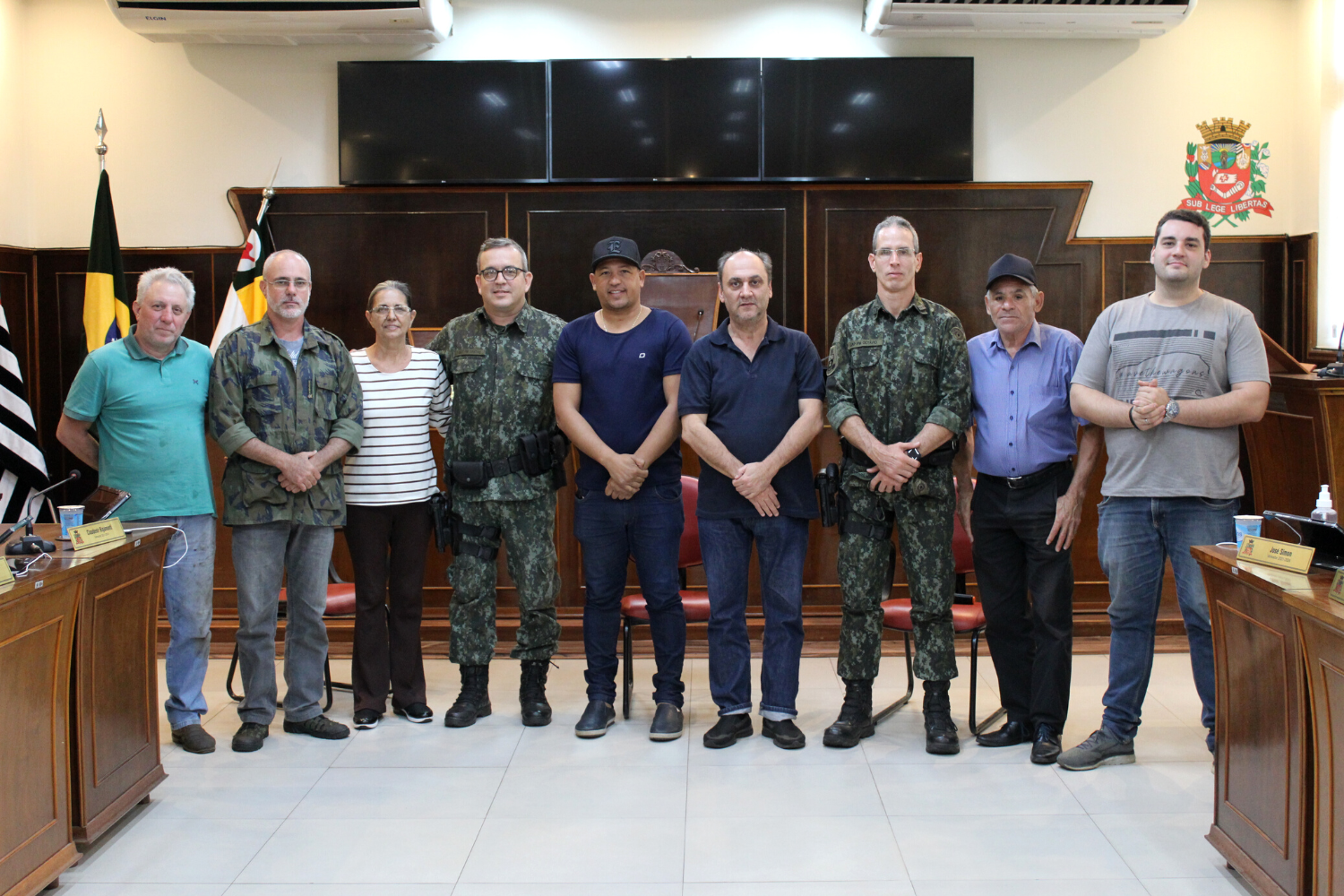Câmara realizou reunião com representantes da Polícia Ambiental