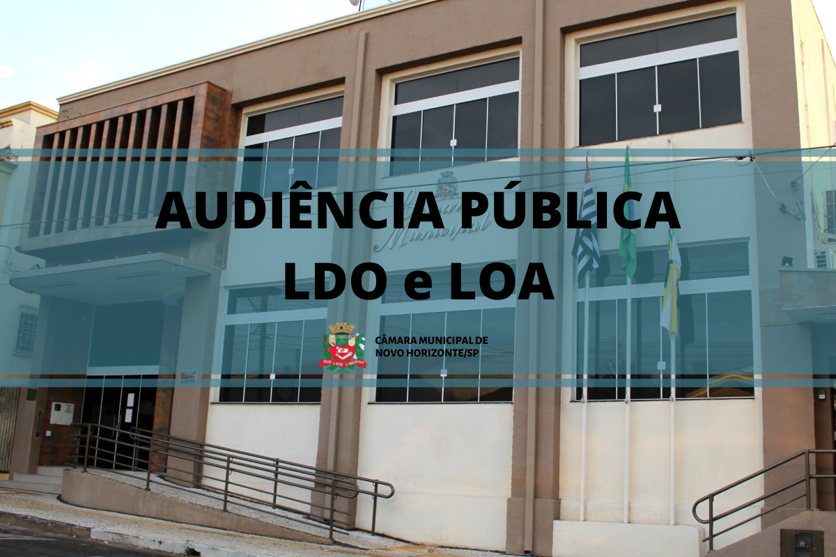 Câmara realiza na quarta-feira Audiência Pública sobre o Orçamento do Município de 2023