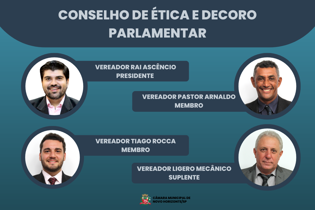 Conheça os integrantes do Conselho de Ética e Decoro Parlamentar