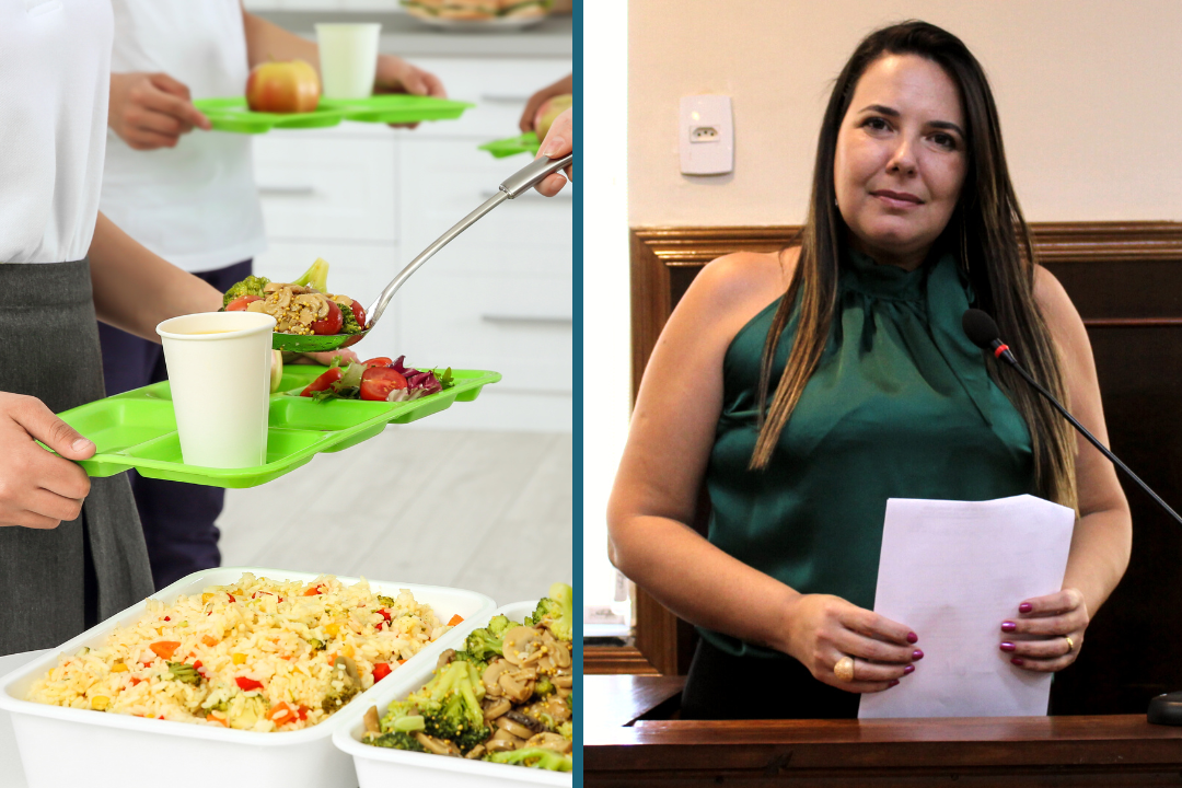 Vereadora Paula Reami solicita ao Secretário Municipal de Educação cardápio da merenda escolar 