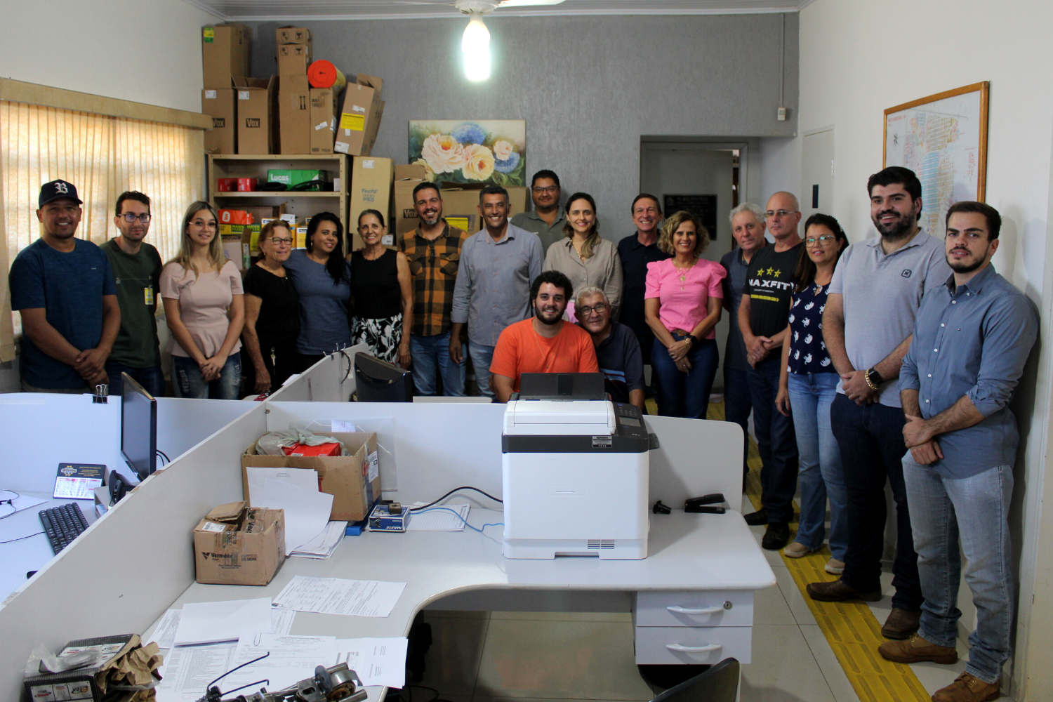 Projeto Câmara Visita esteve no "Barracão da Prefeitura"