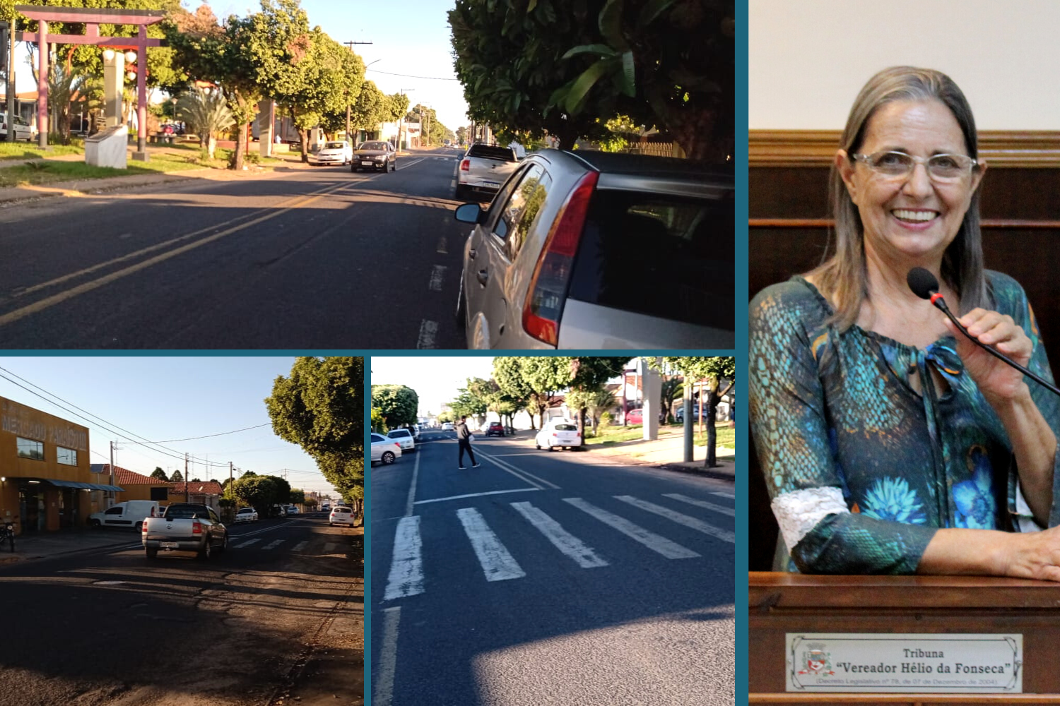 Vereadora Sônia Canato solicita ao Prefeito Fabiano Belentani instalação de semáforo ou faixa elevada em trecho da Avenida Jornalista Paulo Falzetta