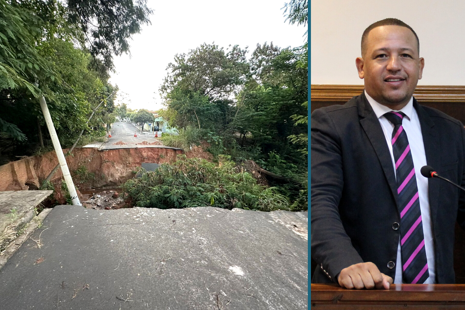 Vereador Carlos Henrique BGO solicita ao Prefeito Fabiano Belentani construção de uma nova ponte na Rua Benedito Clovis de Castilho em trecho que liga o Parque Vila Real ao Jardim Bottura e Jardim Europa