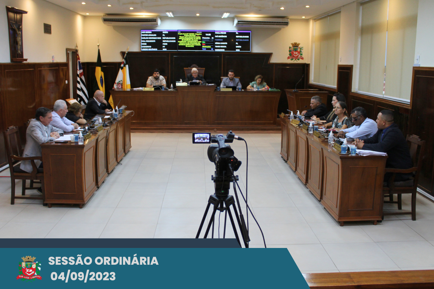 Confira a deliberação da pauta da sessão ordinária de 4 de setembro