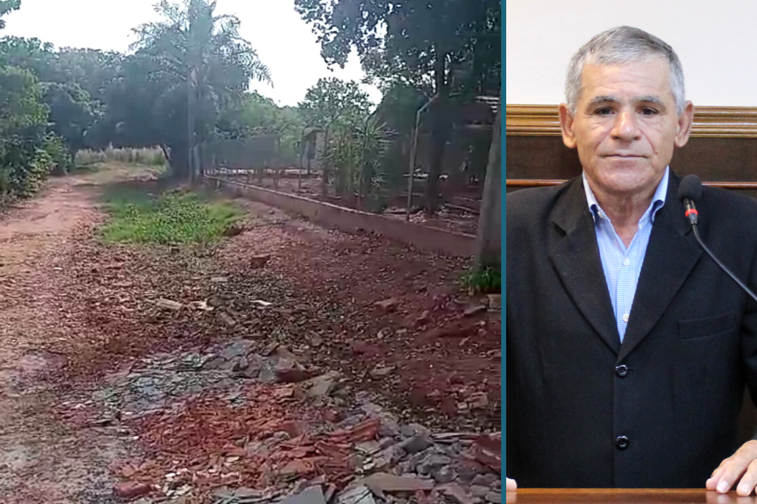 Vereador Casadinho solicita ao Prefeito Fabiano Belentani pavimentação das ruas ao redor da Escola Agrícola no Distrito de Vale Formoso