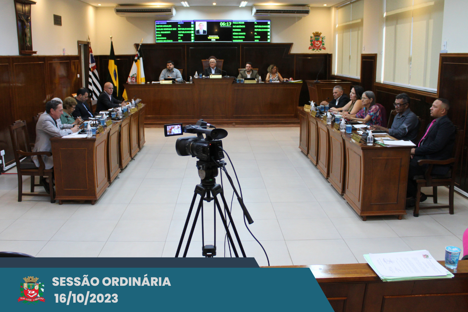 Confira a deliberação da pauta da sessão ordinária de 16 de outubro