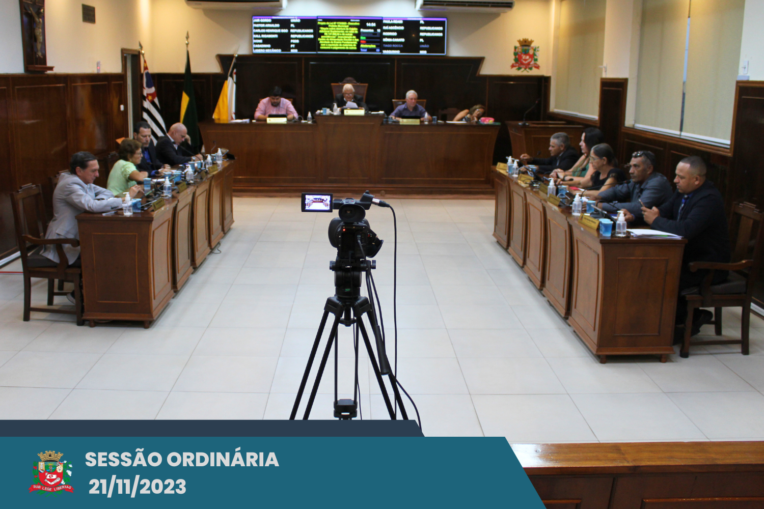 Confira a deliberação da pauta da sessão ordinária de 21 de novembro