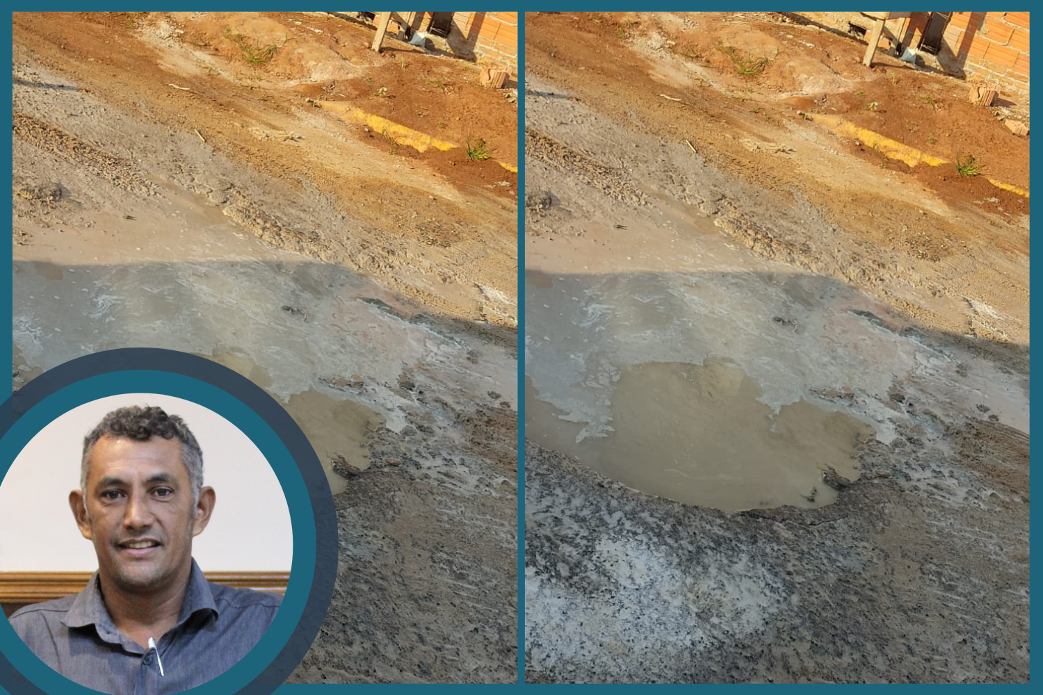 Vereador Pastor Arnaldo solicita ao Prefeito Fabiano Belentani nova passagem de água pluvial no cruzamento de vias públicas no Residencial Viva Mais