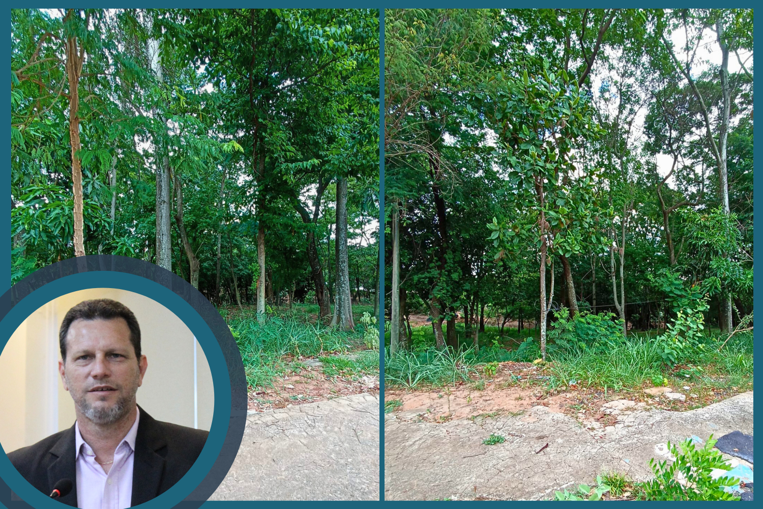 Vereador Rodrigo do Prado solicita ao Prefeito Fabiano Belentani roçagem e limpeza do Parque Botânico "Antônio José de Andrade" localizado entre o Jardim Europa e o Parque Vila Real