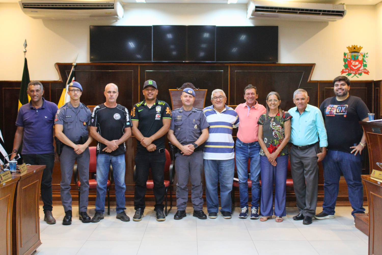 Câmara realizou reunião com o novo Comandante da 2ª Companhia da Polícia Militar de Novo Horizonte
