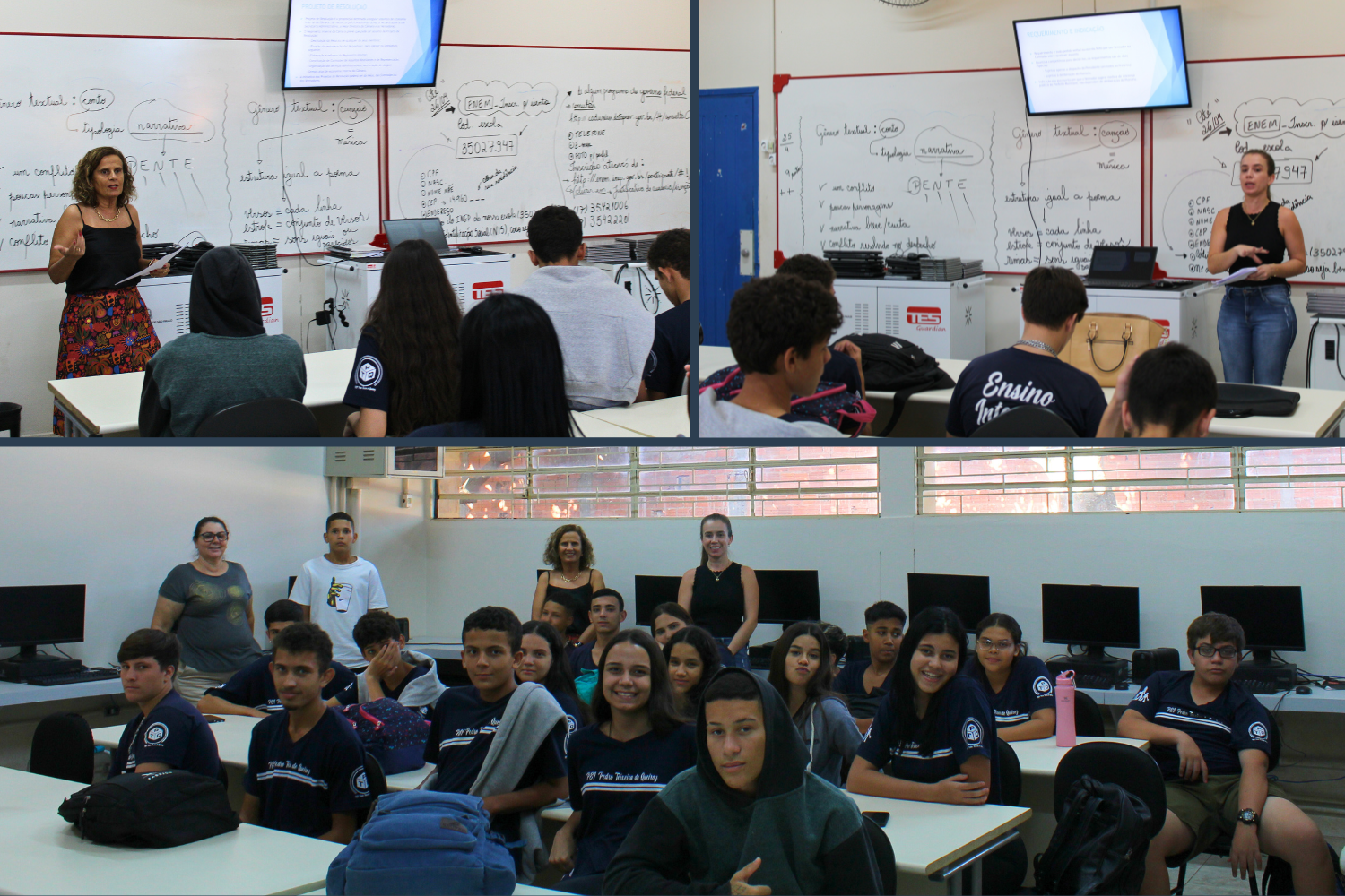 "Processo Legislativo Municipal e proposituras" foram tema da aula do Projeto Câmara Cidadã da Escola do Legislativo na Escola Estadual "Pedro Teixeira de Queiroz"