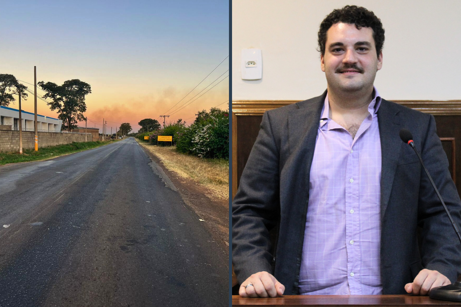 Vereador Tiago Rocca solicita ao Prefeito Fabiano Belentani implantação de ciclovia na Estrada Vicinal "José Carvalho Leme Júnior"