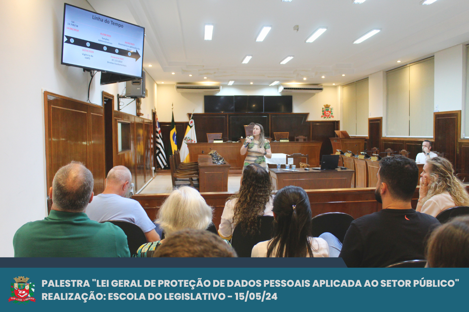 "Lei Geral de Proteção de Dados Pessoais aplicada ao Setor Público" foi tema de palestra realizada pela Escola do Legislativo
