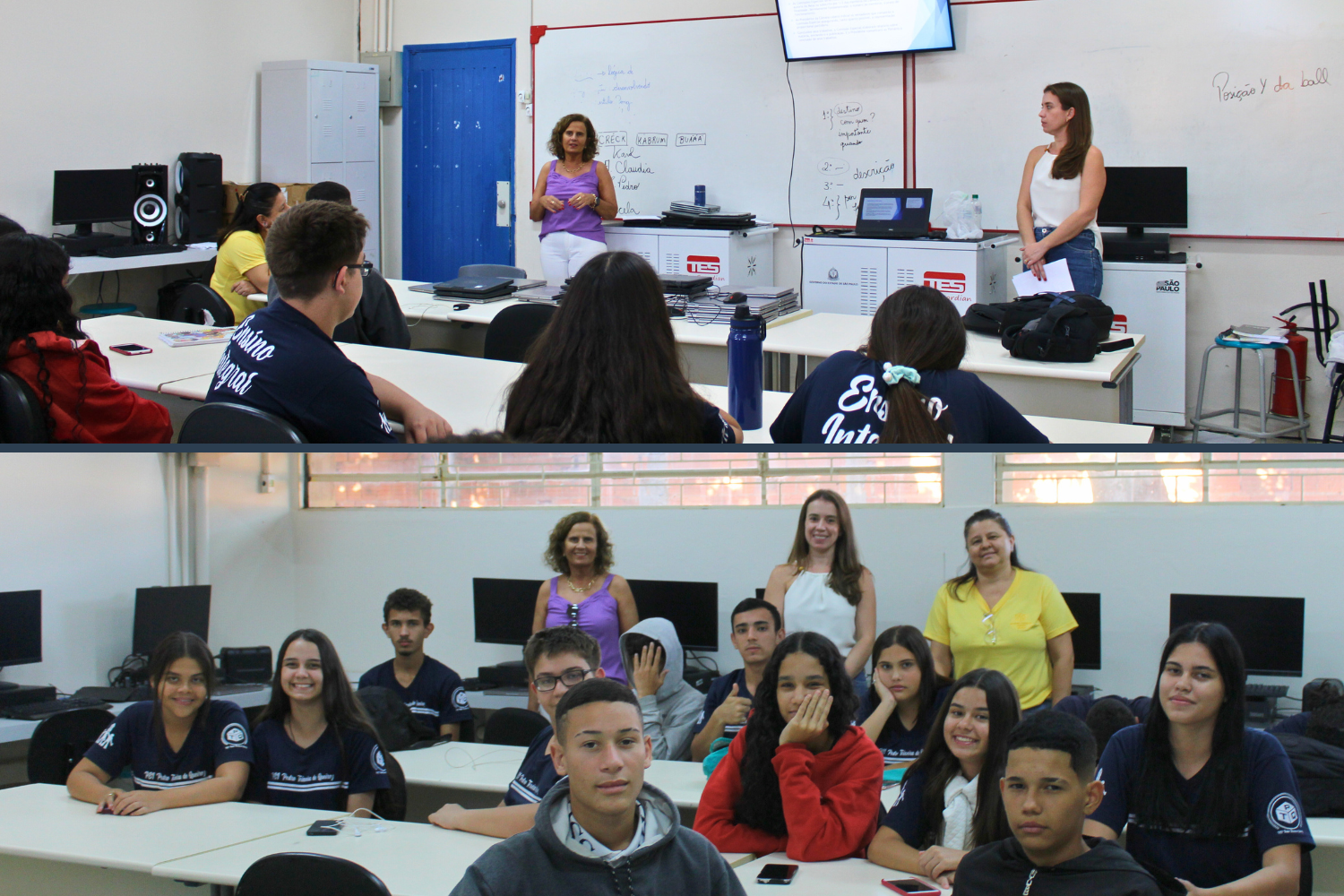 "Comissões da Câmara" foi tema da aula do Projeto Câmara Cidadã da Escola do Legislativo na Escola Estadual "Pedro Teixeira de Queiroz" esta semana