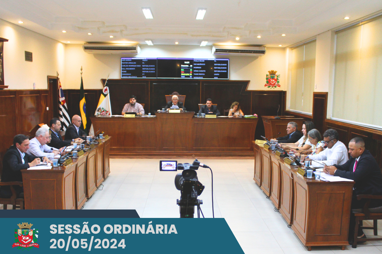 Confira a deliberação dos Projetos previstos na pauta da sessão ordinária de 20 de maio