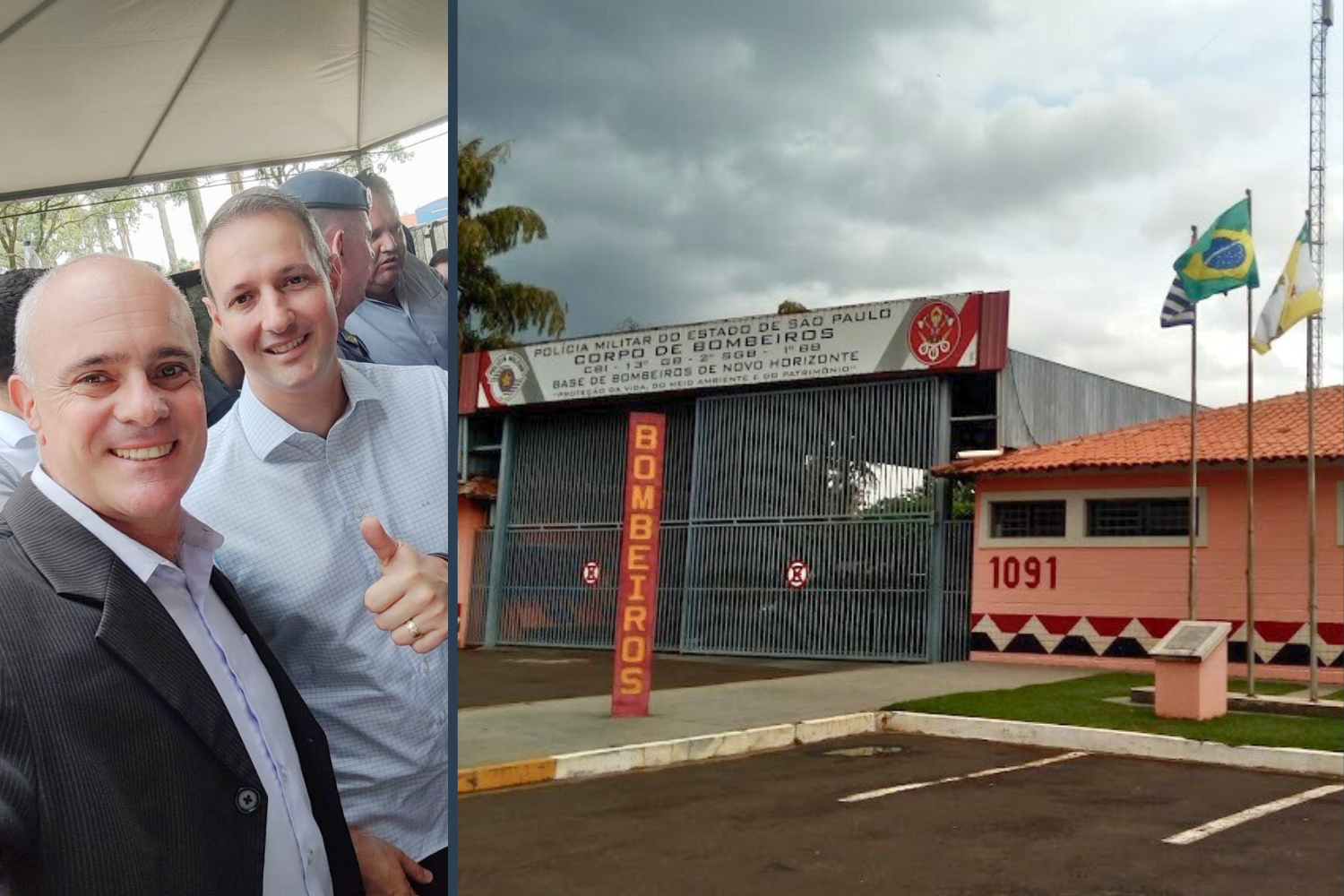 Vereador Kall Rigamonti solicita ao Secretário de Segurança do Estado Guilherme Derrite aumento do efetivo de bombeiros e de viaturas à Estação de Bombeiros do Município