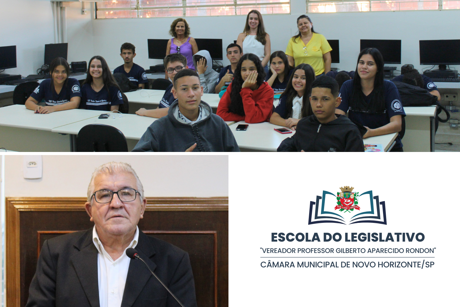 Vereador Jair Gordo solicita ao Prefeito Fabiano Belentani benfeitorias ao Município a pedido da Escola do Legislativo