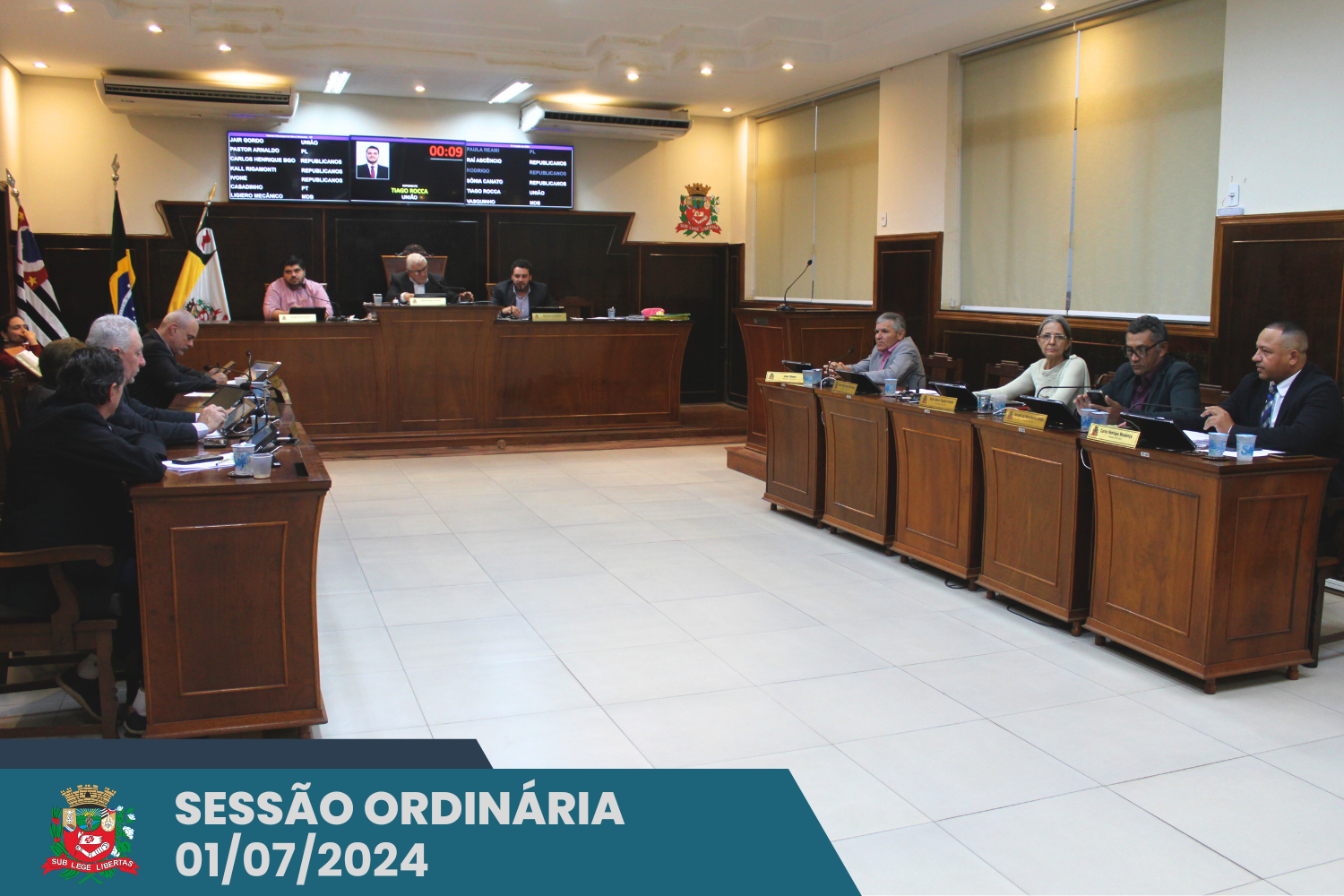 Confira a deliberação dos Projetos de Lei previstos na pauta da sessão ordinária de 1º de julho
