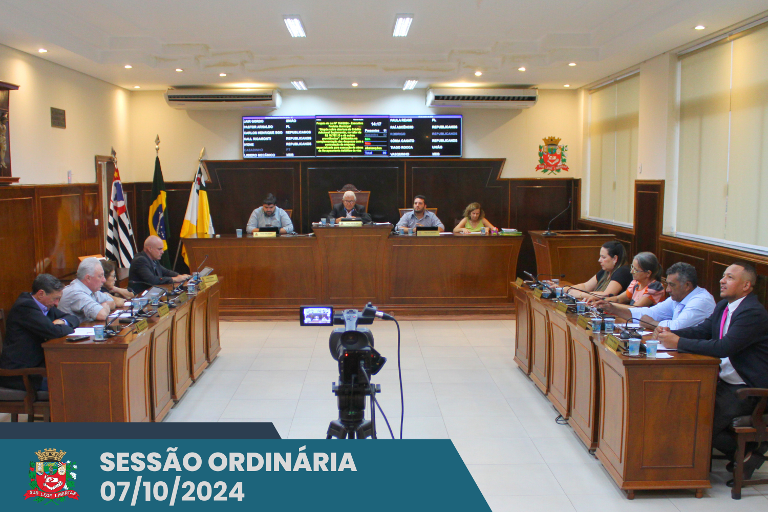 Confira a deliberação dos Projetos de Lei previstos na pauta da sessão ordinária de 7 de outubro