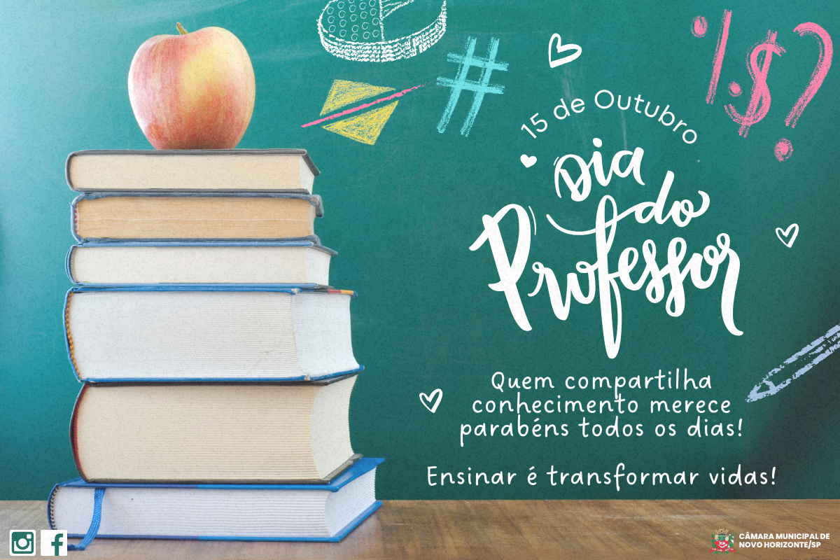  15 de outubro: Dia dos Professores 