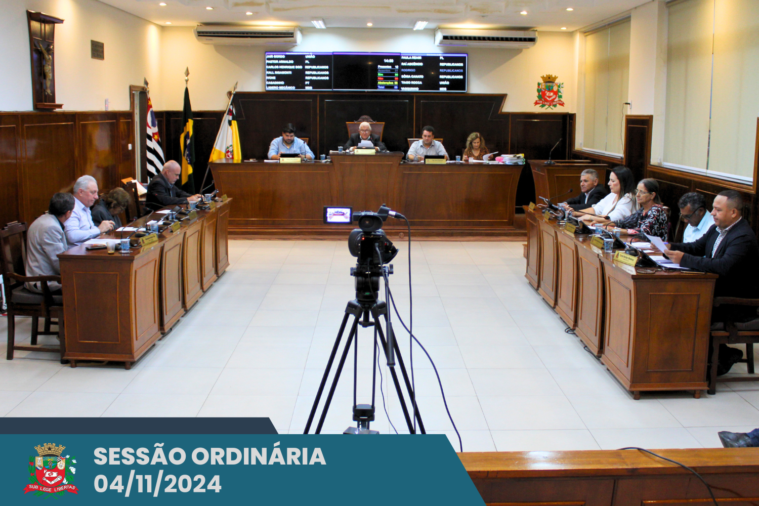 Confira a deliberação dos Projetos previstos na pauta da sessão ordinária de 4 de novembro