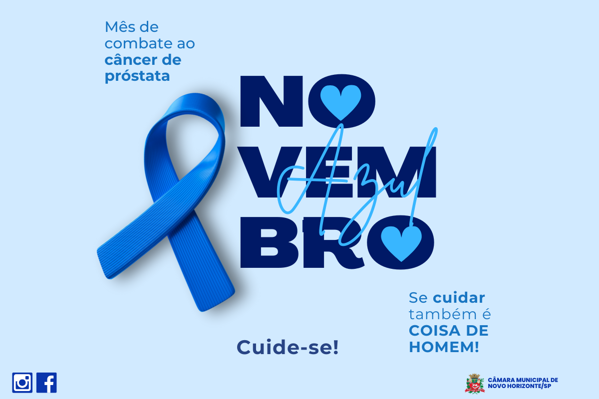 Novembro Azul: Mês de combate ao câncer de próstata 