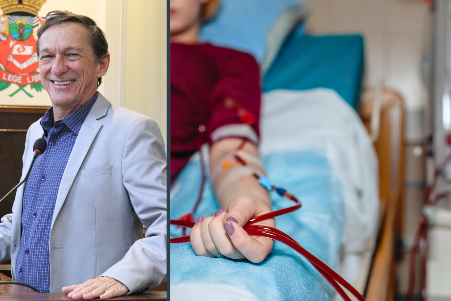 Vereador Vasquinho solicita ao Departamento Regional de Saúde mais vagas para realização de hemodiálise em pacientes renais adultos e pediátricos em ambulatórios