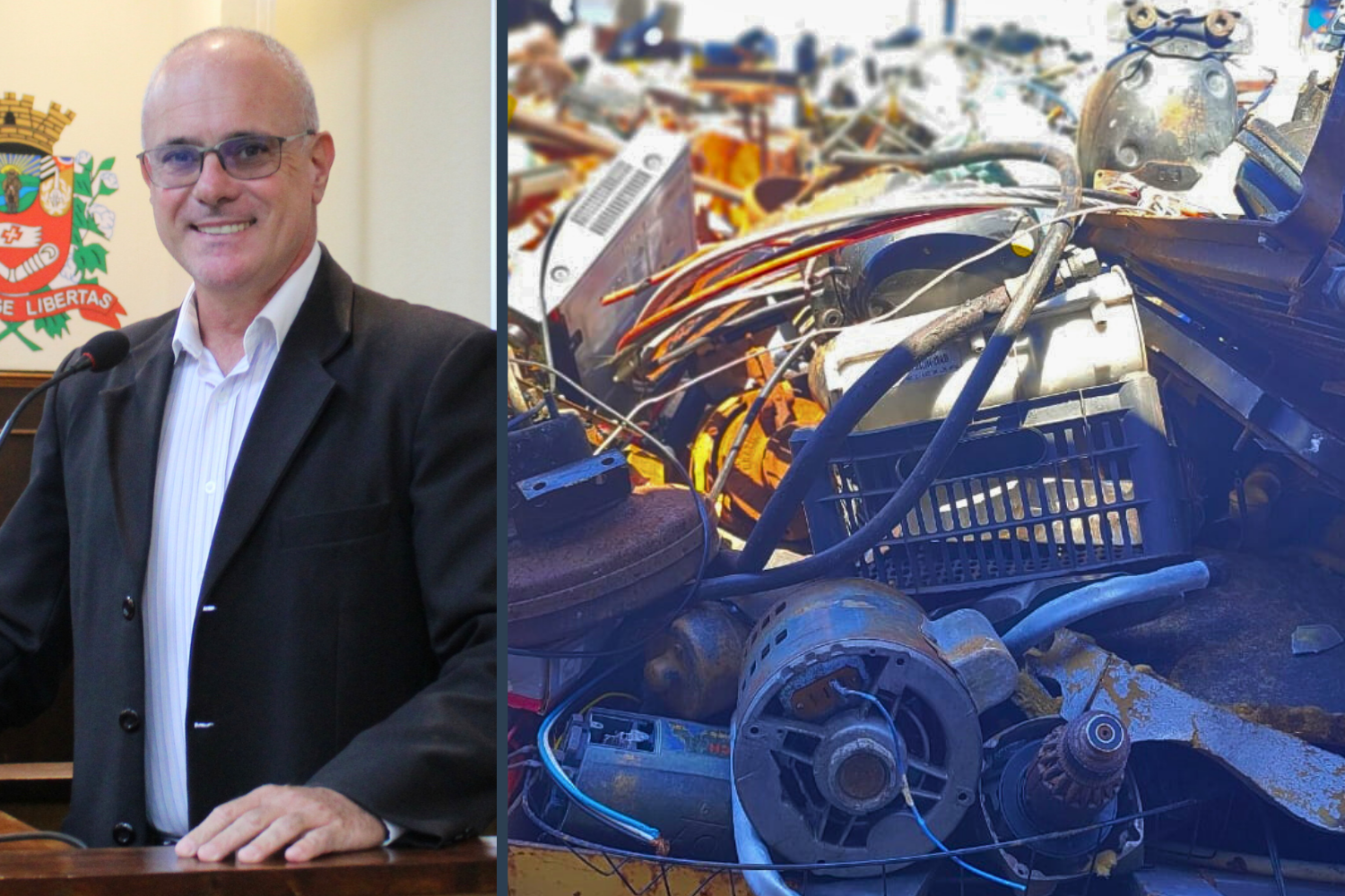 Vereador Kall Rigamonti sugere ao Executivo Municipal elaboração de Lei que obriga estabelecimentos comerciais de compra e venda de sucatas a realizarem cadastro de pessoas físicas e jurídicas no ato da negociação 