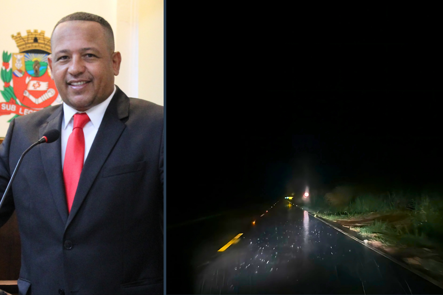 Vereador Carlos Henrique BGO solicita ao Executivo Municipal implantação de iluminação na Estrada Vicinal Prof. Miguel Brabo no trecho entre a Avenida Brasília e o Residencial Village Fama