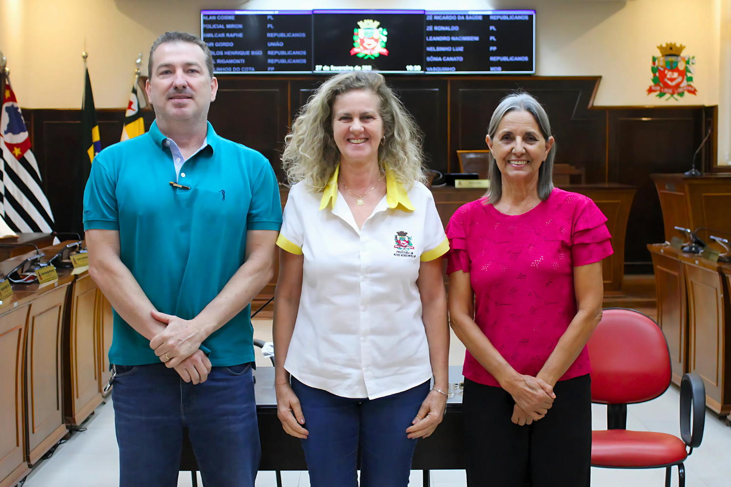 Vereadores Zé Ricardo da Saúde e Sônia Canato participaram de Audiência Pública sobre a prestação de contas do 3º quadrimestre de 2024 da Secretaria Municipal de Saúde realizada na Câmara