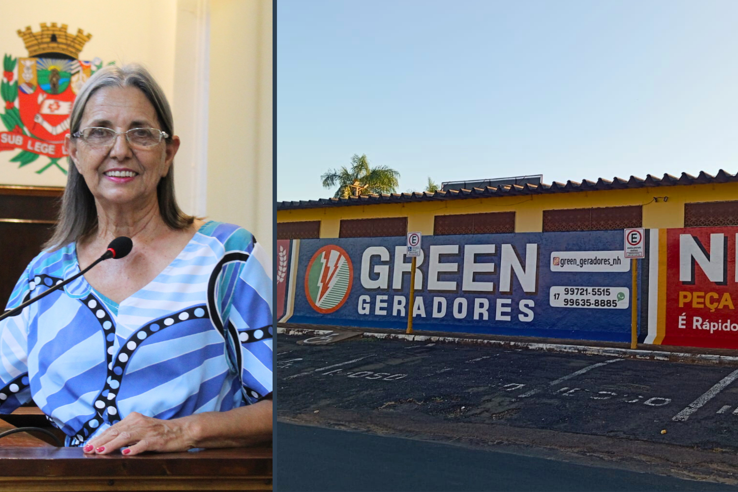 Vereadora Sônia Canato solicita ao Executivo Municipal repintura de vaga de estacionamento destinada a idosos no Estádio Jorjão 