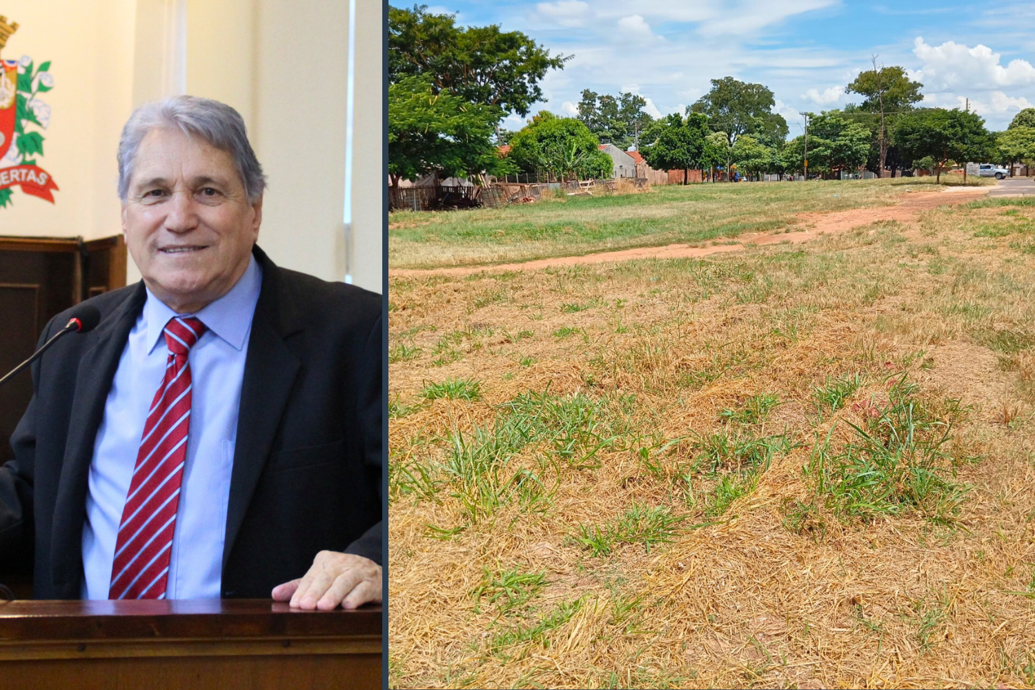 Vereador Nelsinho Luiz solicita ao Executivo Municipal construção de um campo de futebol no Jardim São Francisco
