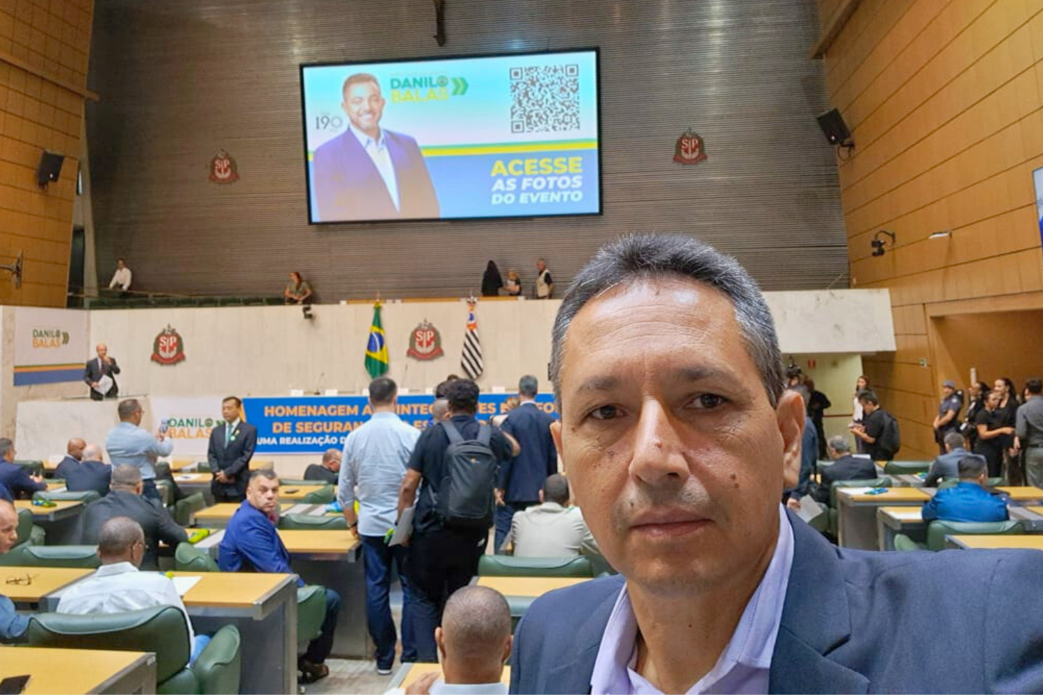 Vereador Zé Ronaldo participou de Sessão Solene em homenagem aos integrantes das forças de segurança com mandato nos Poderes Executivo e Legislativo de São Paulo na ALESP