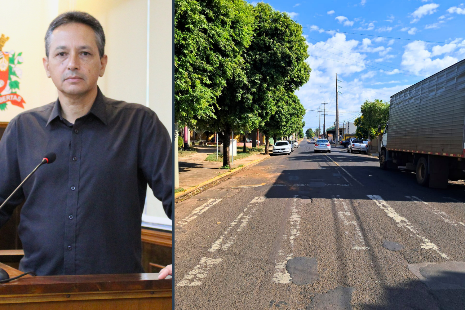 Vereador Zé Ronaldo solicita ao Executivo Municipal instalação de lombofaixa na Avenida Jornalista Paulo Falzetta na Vila Patti