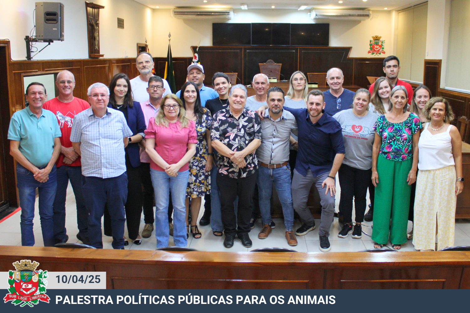Escola Legislativo promoveu palestra com o tema "Políticas Públicas para os Animais"